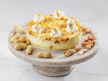 Crunchy Peanut Butter Candy New York Style Cheesecake